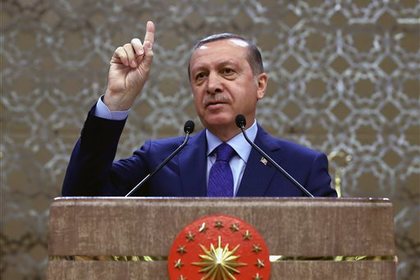 Эрдоган отругал США за поддержку сирийских курдов