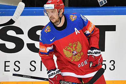 Лучший снайпер сборной России по хоккею пропустит матч с Норвегией