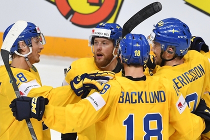 Шведы и словаки забили датчанам и французам по 5 шайб на ЧМ по хоккею