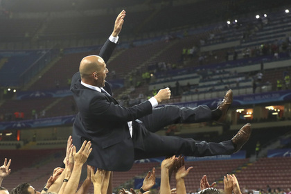 Зидан стал первым французским тренером-победителем Лиги чемпионов