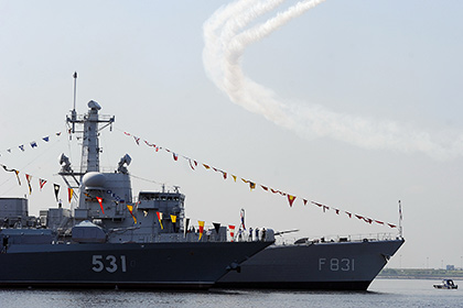 Флот Латвии обнаружил российский корвет у границ республики