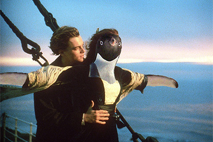 Из одинокого пингвина сделали героя «Титаника» и «Южного парка»
