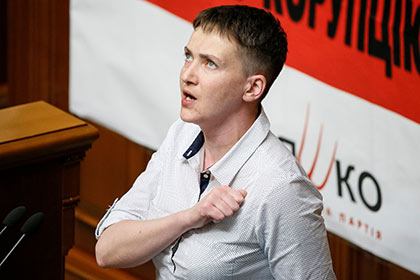 Савченко призвала депутатов Рады брать пример с бандитов