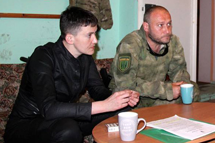 Савченко встретилась с Ярошем и потребовала вести войну диверсионными группами