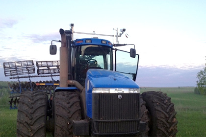В Татарстане испытали беспилотный трактор