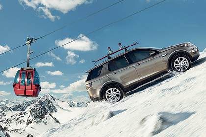 Land Rover пустил кузова внедорожников на лыжи