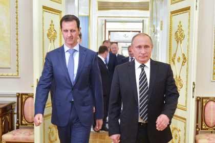 Путин обсудил с Асадом ситуацию в Сирии
