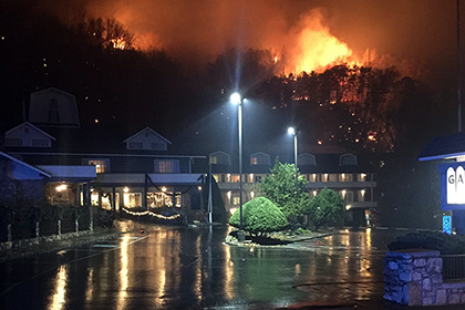 При пожарах в Теннесси погибли 11 человек