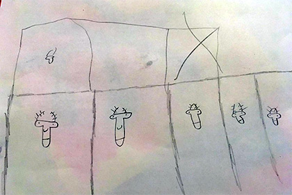 Взрослые разглядели неприличные символы в детском рисунке с оленями
