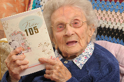 Британке с 50 внуками исполнилось 105 лет