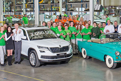 Skoda выпустил 2-миллионный автомобиль со старейшего конвейера