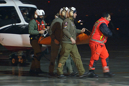 В Италии разбился спасательный вертолет