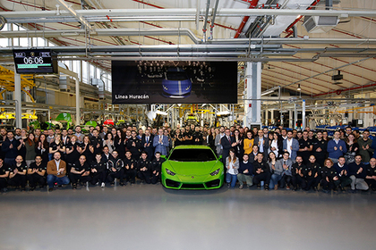 Lamborghini назвали лучшим работодателем Италии