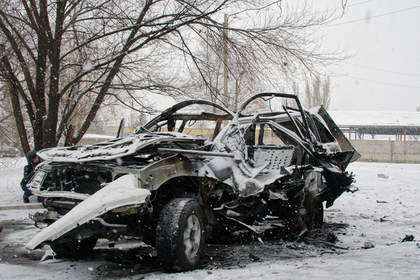 Названа примерная мощность взрыва в машине начальника управления милиции ЛНР
