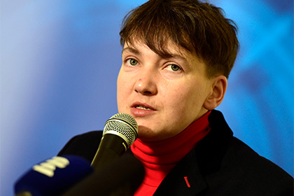 Савченко рассказала о желании бойцов на передовой развернуть пушки на Киев
