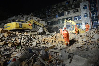 В китайском Вэньчжоу второй раз за год обрушились жилые здания