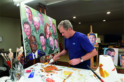 Книга с картинами Джорджа Буша-младшего стала бестселлером