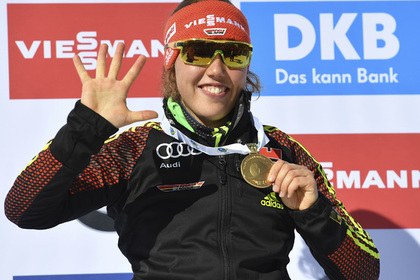 Немка Дальмайер выиграла гонку преследования на этапе КМ в Пхенчхане
