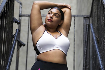 Nike впервые выпустил одежду для полных женщин
