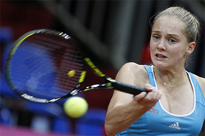 Олимпийские чемпионы Лондона и Рио сыграли в теннис с Анной Чакветадзе
