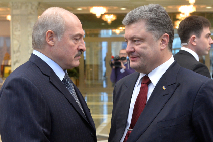 Порошенко и Лукашенко обсудили сотрудничество и ситуацию в Донбассе