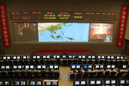 Корабль «Тяньчжоу-1» и лаборатория «Тяньгун-2» впервые состыковались в космоcе