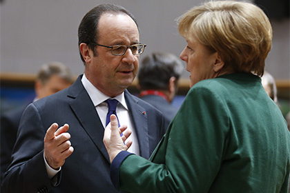 Меркель и Олланд назвали удар США по Сирии санкцией за применение химоружия
