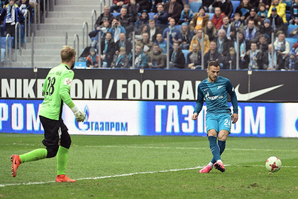 «Зенит» обыграл «Оренбург» благодаря голу с пенальти