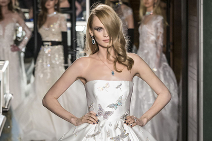 Американский дизайнер сшила свадебное платье за два миллиона долларов