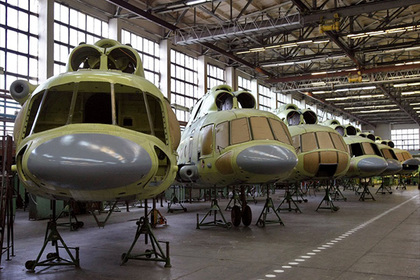 Производство вертолетов для вооруженных сил России сократится