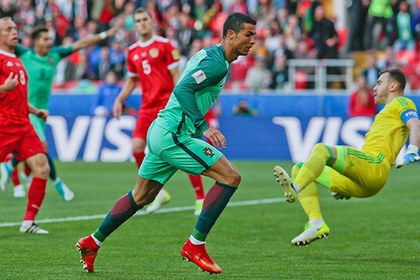 Гол Роналду принес португальцам победу над сборной России на Кубке конфедераций