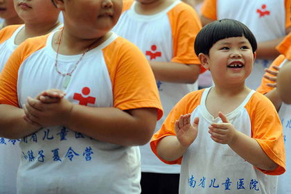 Китай вышел на первое место по ожирению среди детей
