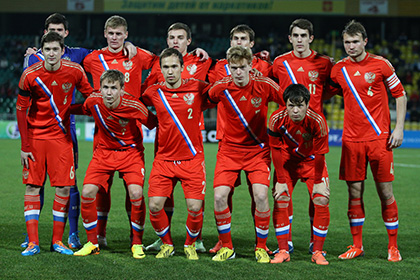 Молодежная сборная России по футболу забила семь мячей в ворота белорусов