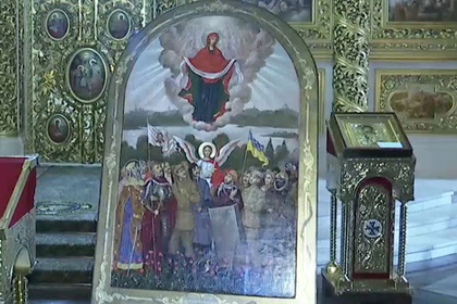На Украине освятили икону с изображением воинов УПА