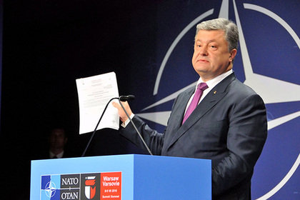 Порошенко заявил о неготовности Киева подавать заявку на вступление в НАТО