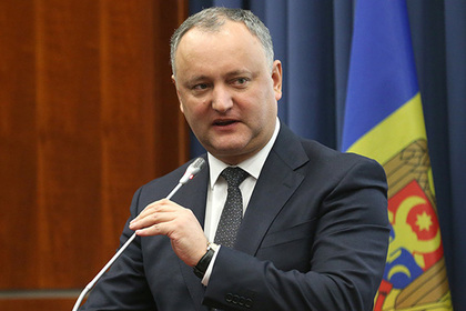 Додон пообещал наказать молдавских военных за участие в учениях на Украине
