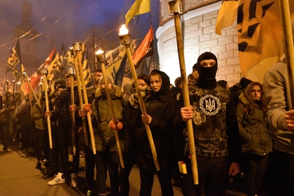 Марш украинских националистов начался в центре Киева
