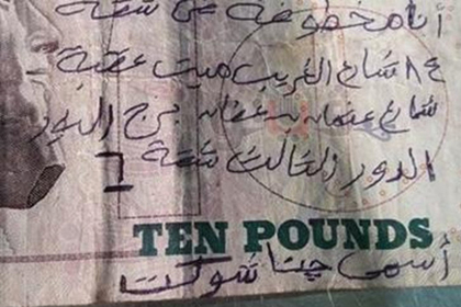 На деньгах нашли записку похищенной в Египте девушки
