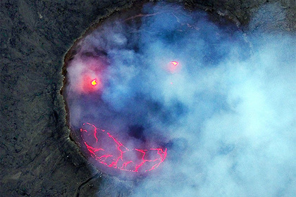 Эфиопский вулкан улыбнулся