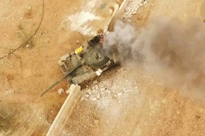В боях с «разгромленным» ИГ сирийцы потеряли поставленный из России танк