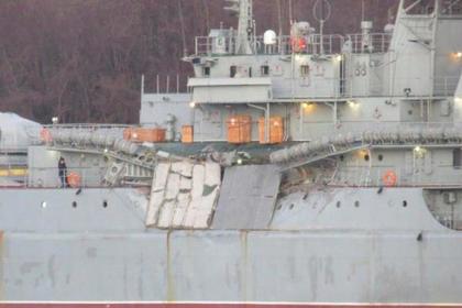 Африканский сухогруз протаранил шедший в Сирию российский десантный корабль
