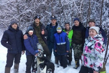 Собаки спасли замерзавших в лесу школьников