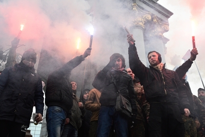 Неонацисты снова разгромили Россотрудничество в Киеве на глазах полиции