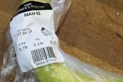 Британка заплатила за банан больше 80 тысяч рублей