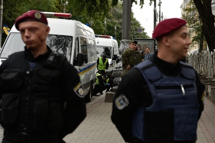Бомж с гранатой взорвался в Киеве