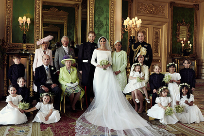 Опубликованы первые официальные фотографии со свадьбы принца Гарри