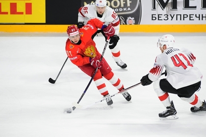 Россия переиграла Швейцарию на чемпионате мира по хоккею