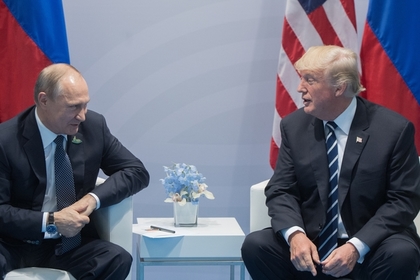 Трамп поздравил Путина с вступлением в должность президента России