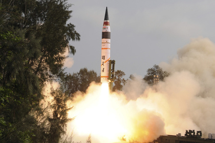Индия снова запустила межконтинентальную баллистическую ракету