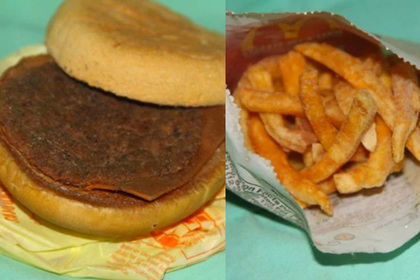 Обед из «Макдоналдса» шесть лет пылился в шкафу и не испортился